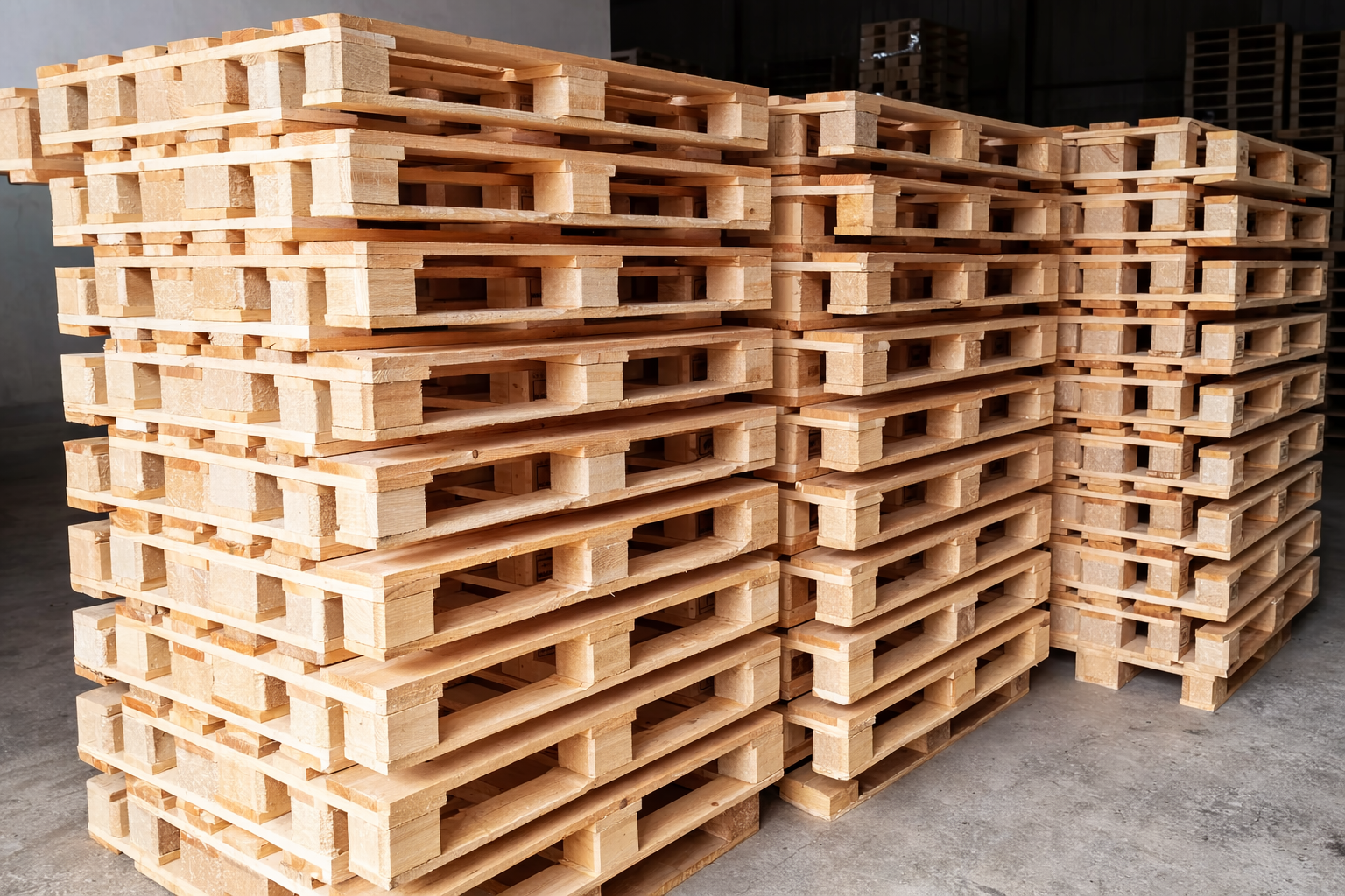 Palete Tratado para exportação (HT)