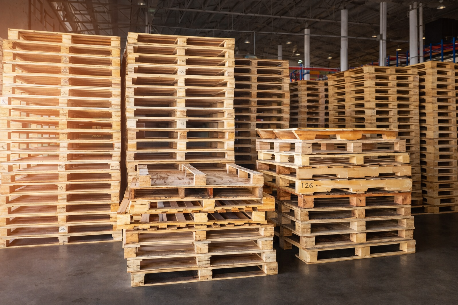 Palete de Madeira de Lei Dura Nobre Megabox